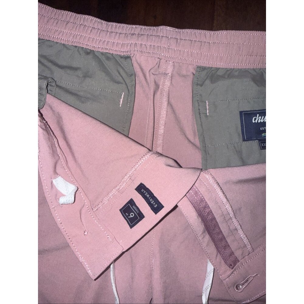 Chubbies Everywhere Shorts Men’s 2XL Light Pink 6" Casual Stretch - Picture 6 of 10